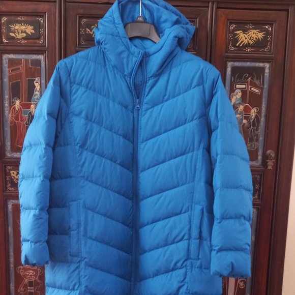 Lands' End Jackets & Coats Lands End Long Down Hooded Parkacoat Poshmark